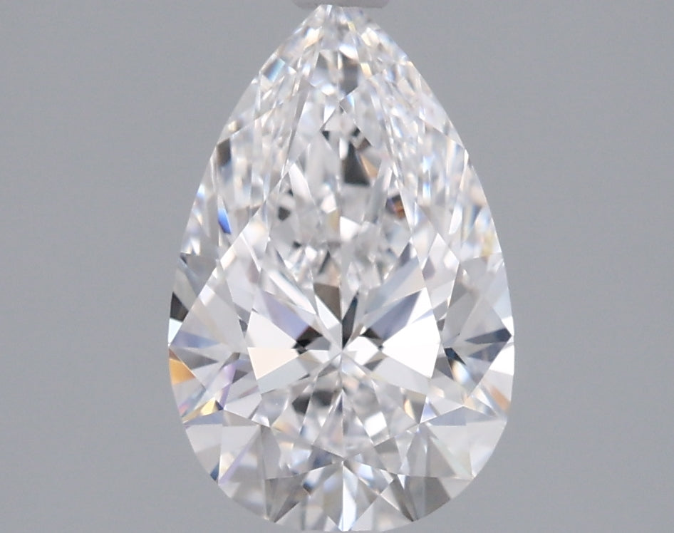 1.48 Carat Pear Shaped, Ideal Cut, D Color, VVS1 Clarity, IGI Certified Lab Grown Diamond