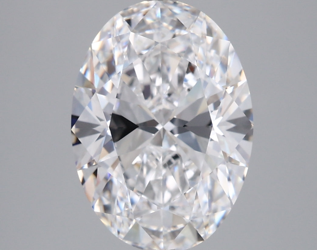 3.90 Carat Oval Shaped, Ideal Cut, D Color, VVS1 Clarity, IGI Certified Lab Grown Diamond