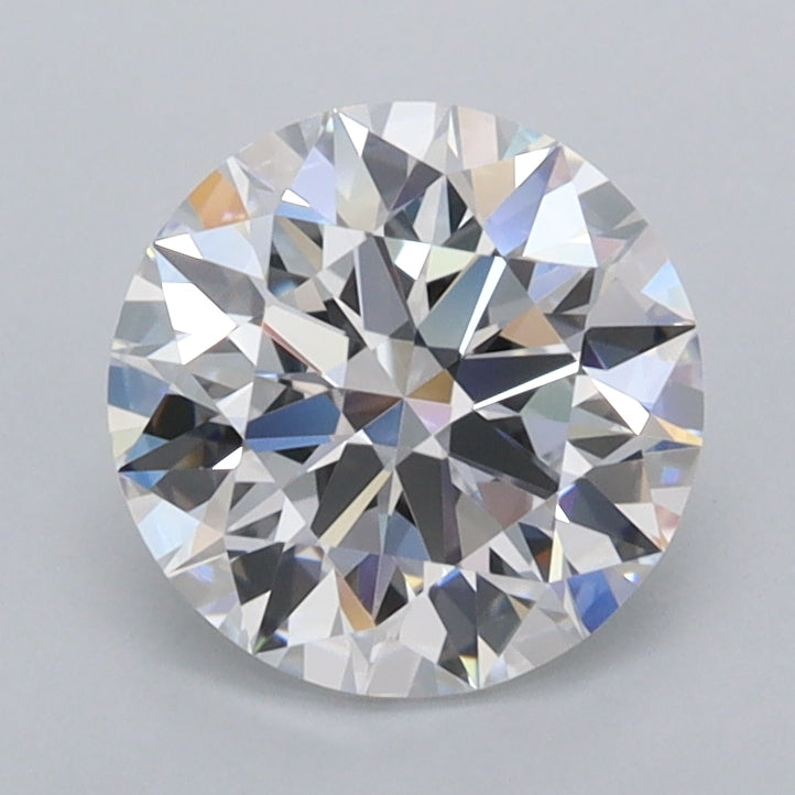 1.53 Carat Round Shaped, Ideal Cut, D Color, FL Clarity, IGI Certified Lab Grown Diamond