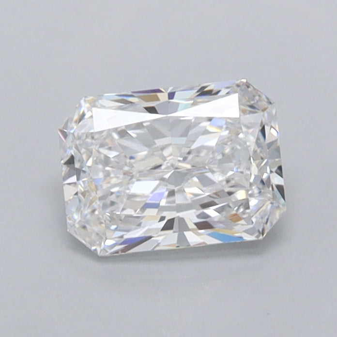 0.66 Carat Radiant Shaped, Excellent Cut, D Color, FL Clarity, IGI Certified Lab Grown Diamond