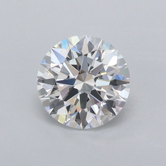 0.57 Carat Round Shaped, Ideal Cut, D Color, VVS2 Clarity, IGI Certified Lab Grown Diamond