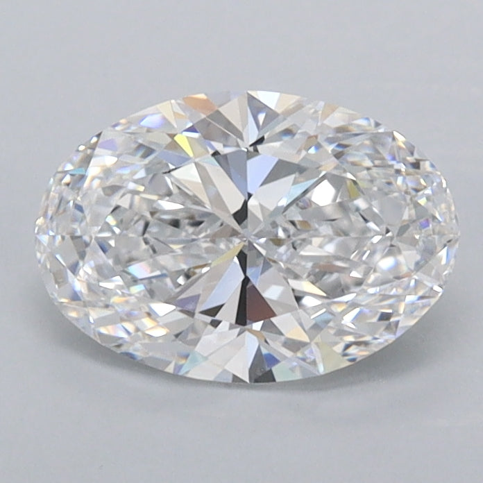 1.05 Carat Oval Shaped, Ideal Cut, D Color, IF Clarity, IGI Certified Lab Grown Diamond