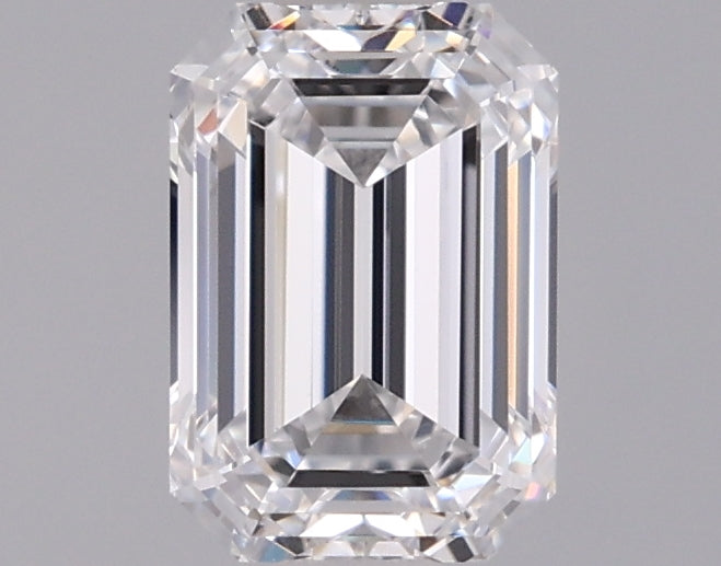 1.05 Carat Emerald Shaped, Ideal Cut, D Color, FL Clarity, IGI Certified Lab Grown Diamond