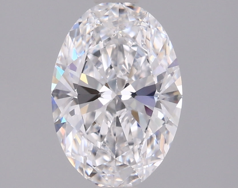 1.26 Carat Oval Shaped, Ideal Cut, D Color, FL Clarity, IGI Certified Lab Grown Diamond