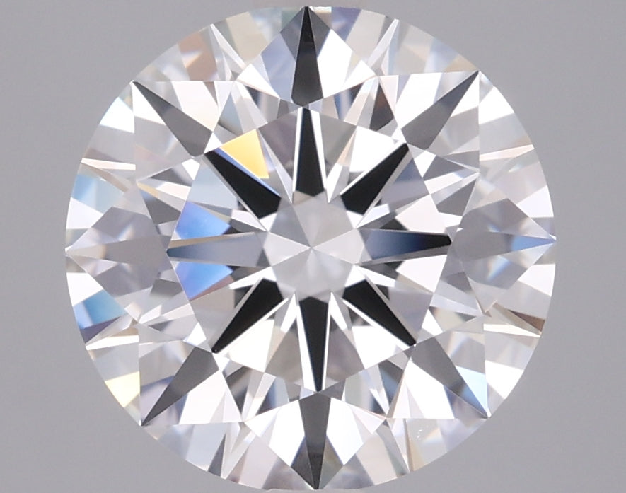 2.96 Carat Round Shaped, Ideal Cut, D Color, VVS2 Clarity, IGI Certified Lab Grown Diamond