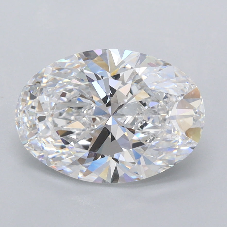 1.98 Carat Oval Shaped, Ideal Cut, D Color, FL Clarity, IGI Certified Lab Grown Diamond