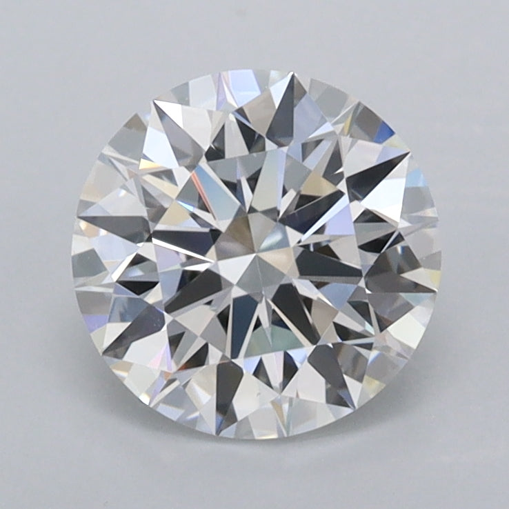 1.42 Carat Round Shaped, Ideal Cut, D Color, VVS1 Clarity, IGI Certified Lab Grown Diamond