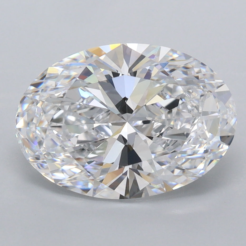 2.79 Carat Oval Shaped, Ideal Cut, D Color, FL Clarity, IGI Certified Lab Grown Diamond