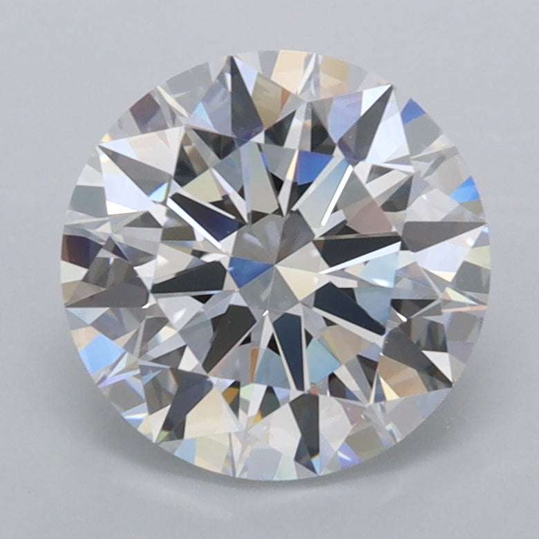 2.24 Carat Round Shaped, Ideal Cut, D Color, FL Clarity, IGI Certified Lab Grown Diamond