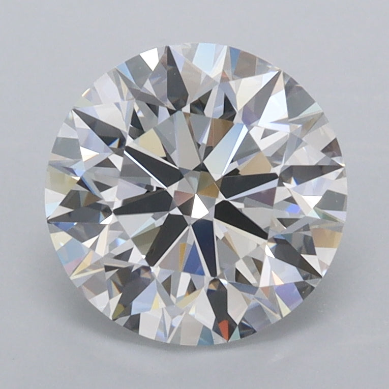 2.01 Carat Round Shaped, Ideal Cut, D Color, FL Clarity, IGI Certified Lab Grown Diamond