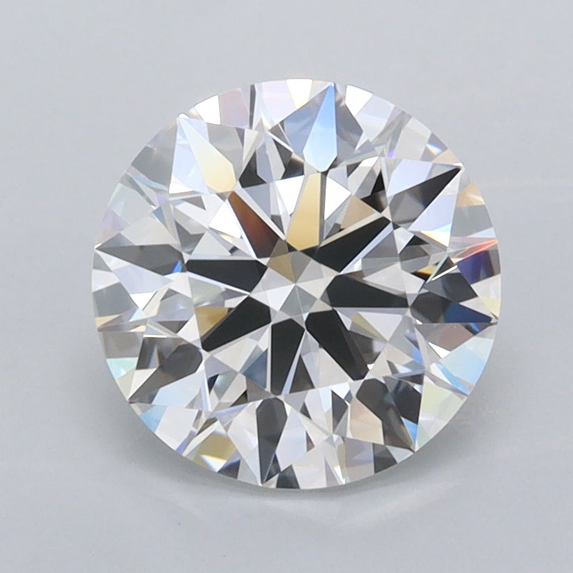 1.90 Carat Round Shaped, Ideal Cut, D Color, FL Clarity, IGI Certified Lab Grown Diamond