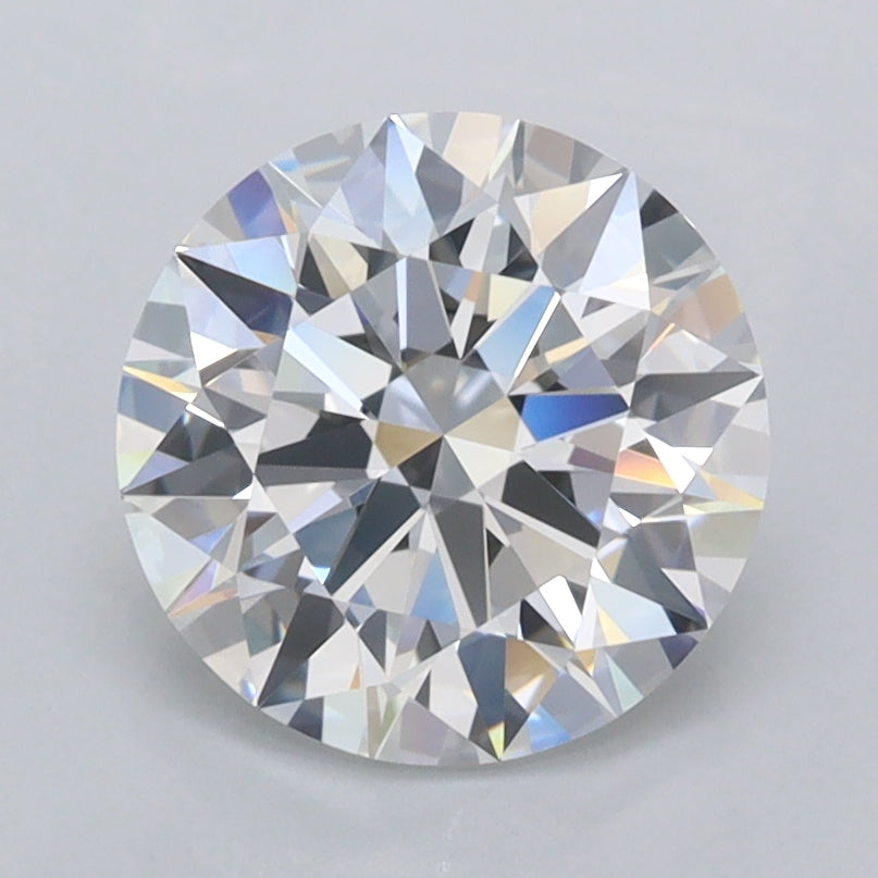 1.92 Carat Round Shaped, Ideal Cut, D Color, FL Clarity, IGI Certified Lab Grown Diamond