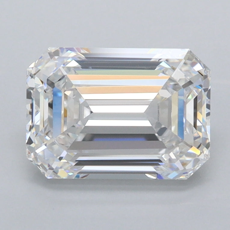 1.97 Carat Emerald Shaped, Ideal Cut, D Color, FL Clarity, IGI Certified Lab Grown Diamond
