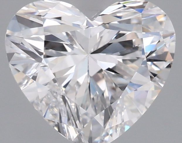 1.54 Carat Heart Shaped, Ideal Cut, D Color, VVS1 Clarity, IGI Certified Lab Grown Diamond