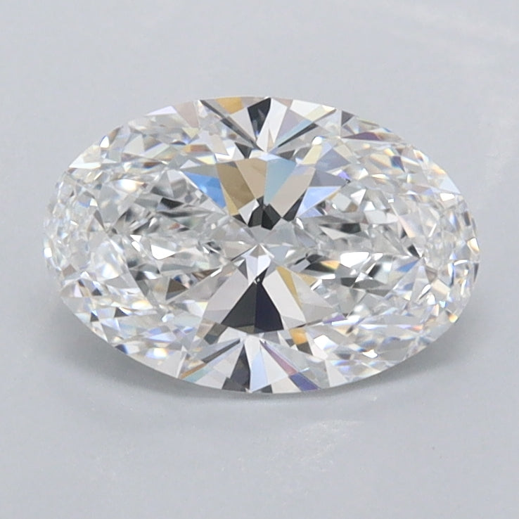 1.04 Carat Oval Shaped, Ideal Cut, D Color, FL Clarity, IGI Certified Lab Grown Diamond