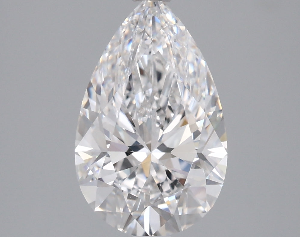 2.04 Carat Pear Shaped, Ideal Cut, E Color, VVS1 Clarity, IGI Certified Lab Grown Diamond