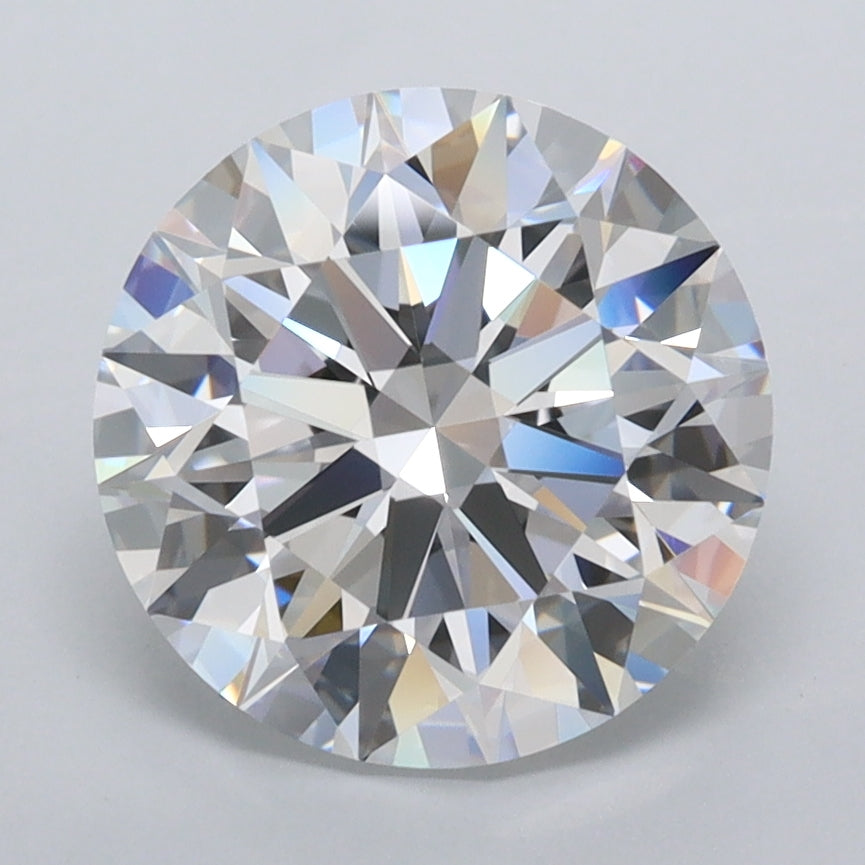 3.01 Carat Round Shaped, Ideal Cut, D Color, FL Clarity, IGI Certified Lab Grown Diamond