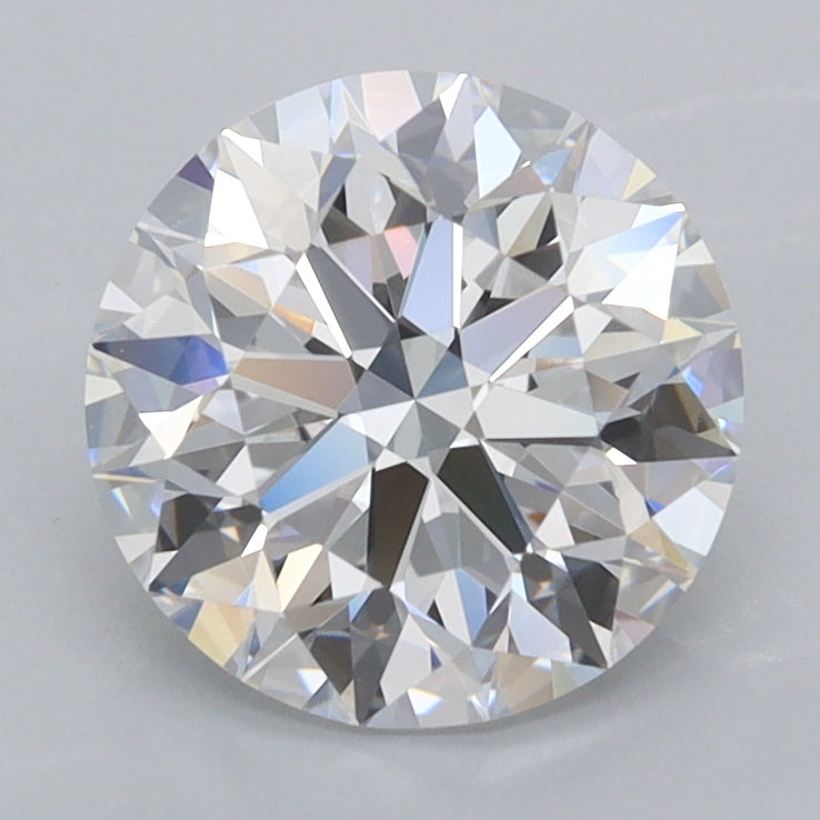 2.02 Carat Round Shaped, Excellent Cut, D Color, FL Clarity, IGI Certified Lab Grown Diamond