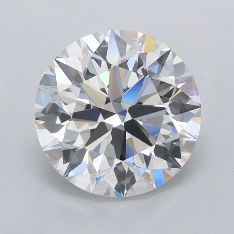 1.59 Carat Round Shaped, Excellent Cut, D Color, FL Clarity, IGI Certified Lab Grown Diamond