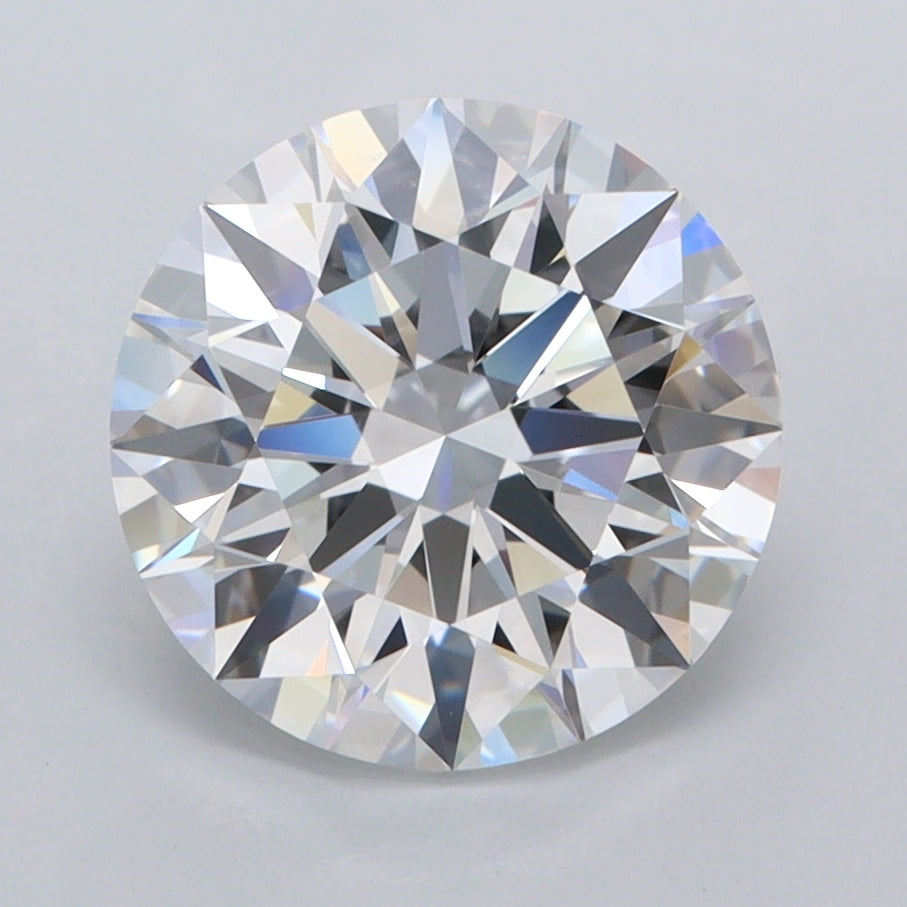 2.80 Carat Round Shaped, Ideal Cut, D Color, FL Clarity, IGI Certified Lab Grown Diamond