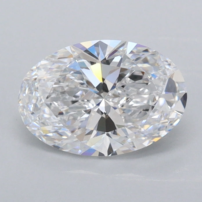 0.93 Carat Oval Shaped, Ideal Cut, D Color, FL Clarity, IGI Certified Lab Grown Diamond
