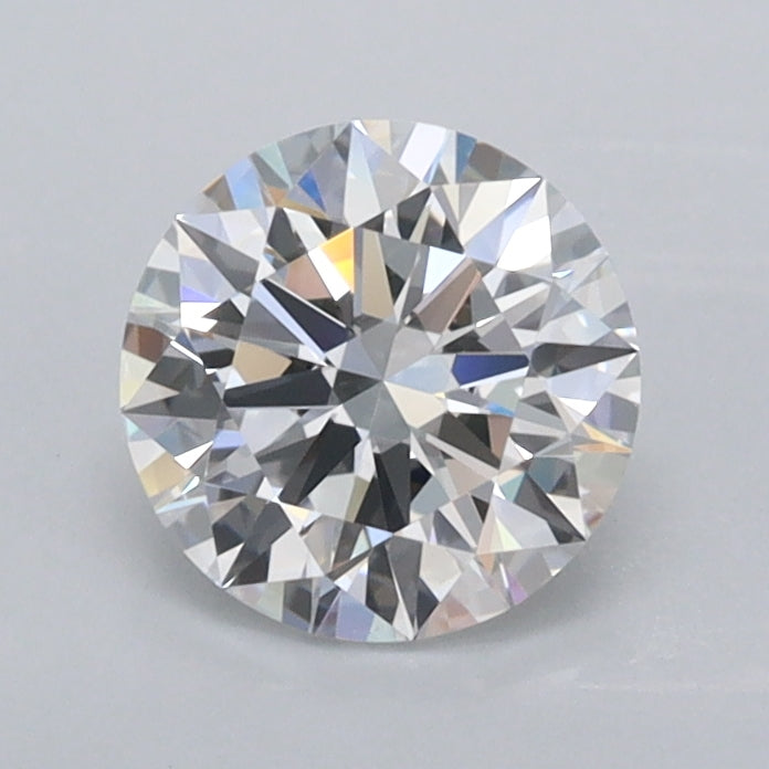 0.97 Carat Round Shaped, Ideal Cut, D Color, FL Clarity, IGI Certified Lab Grown Diamond