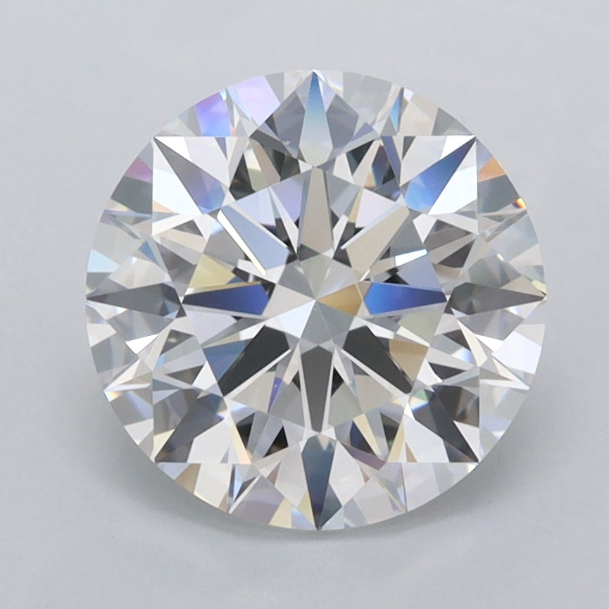 2.64 Carat Round Shaped, Ideal Cut, D Color, FL Clarity, IGI Certified Lab Grown Diamond