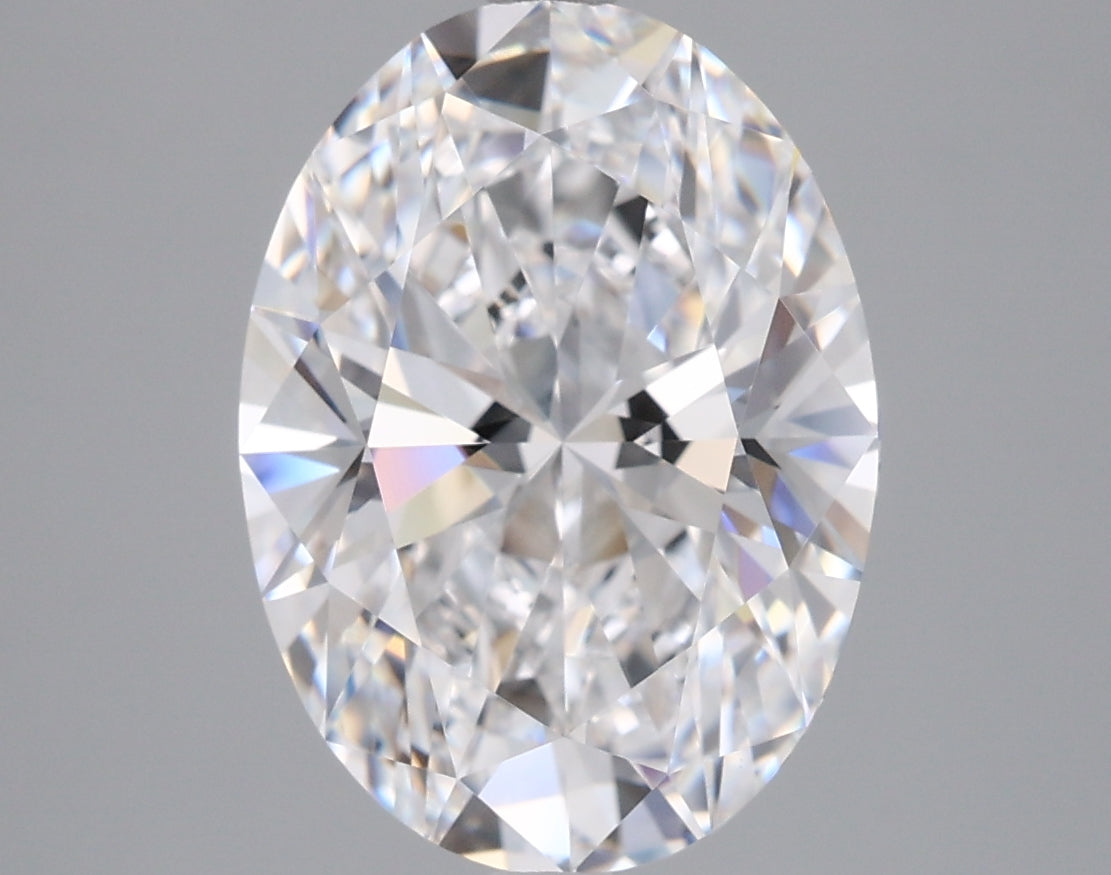 3.62 Carat Oval Shaped, Ideal Cut, D Color, VVS1 Clarity, IGI Certified Lab Grown Diamond