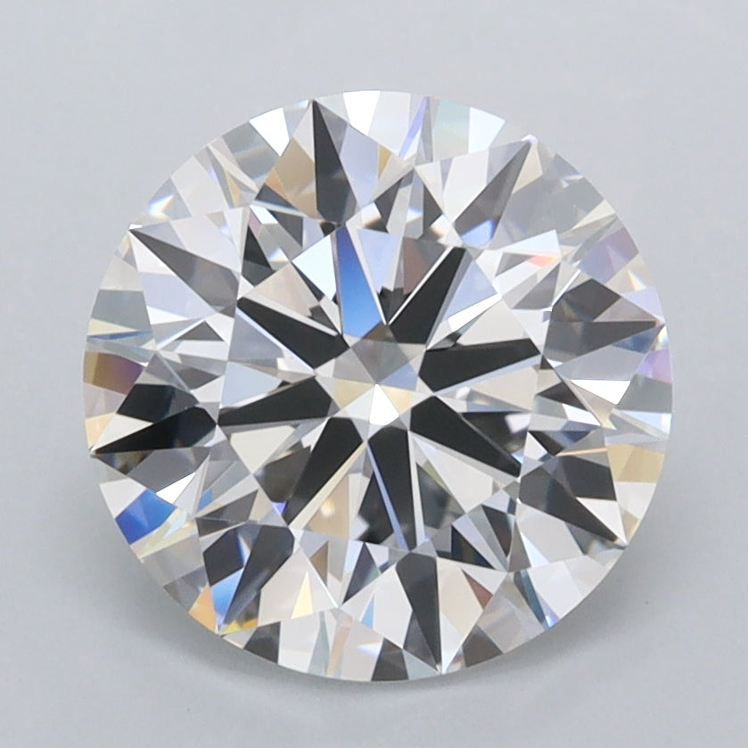 2.64 Carat Round Shaped, Ideal Cut, D Color, FL Clarity, IGI Certified Lab Grown Diamond