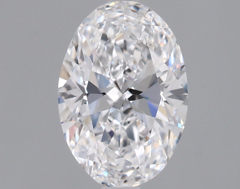 0.96 Carat Oval Shaped, Ideal Cut, D Color, VVS2 Clarity, IGI Certified Lab Grown Diamond