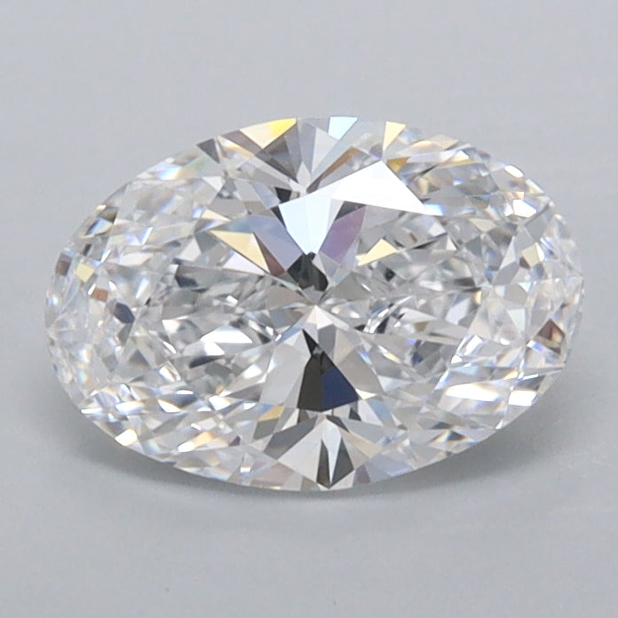 1.04 Carat Oval Shaped, Ideal Cut, D Color, FL Clarity, IGI Certified Lab Grown Diamond