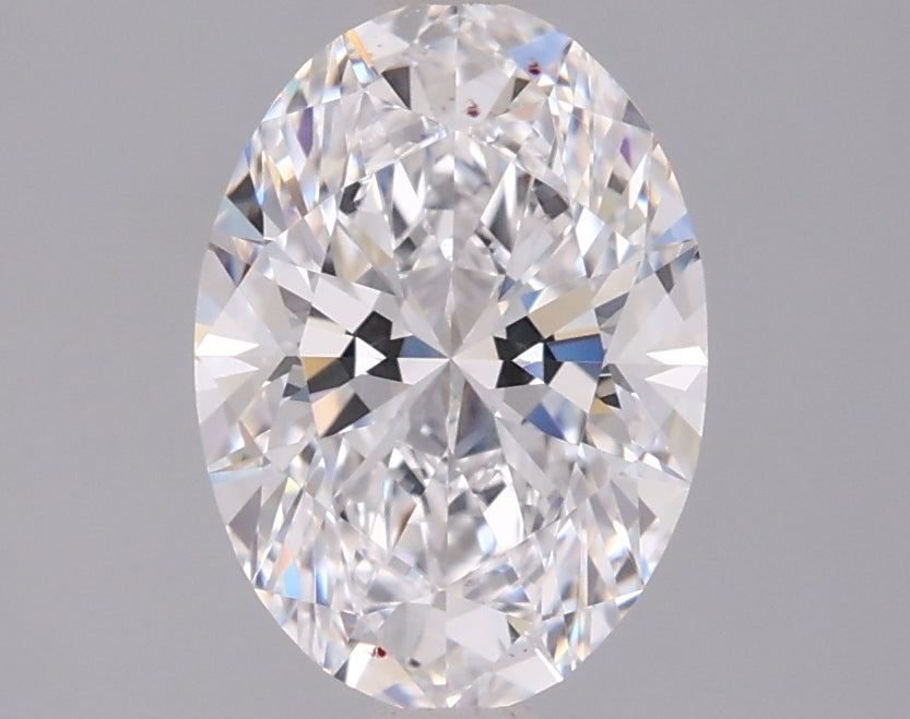 1.57 Carat Oval Shaped, Ideal Cut, D Color, VVS1 Clarity, IGI Certified Lab Grown Diamond