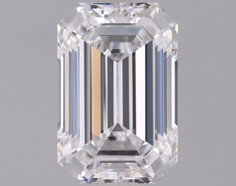 1.52 Carat Emerald Shaped, Ideal Cut, D Color, VVS2 Clarity, IGI Certified Lab Grown Diamond