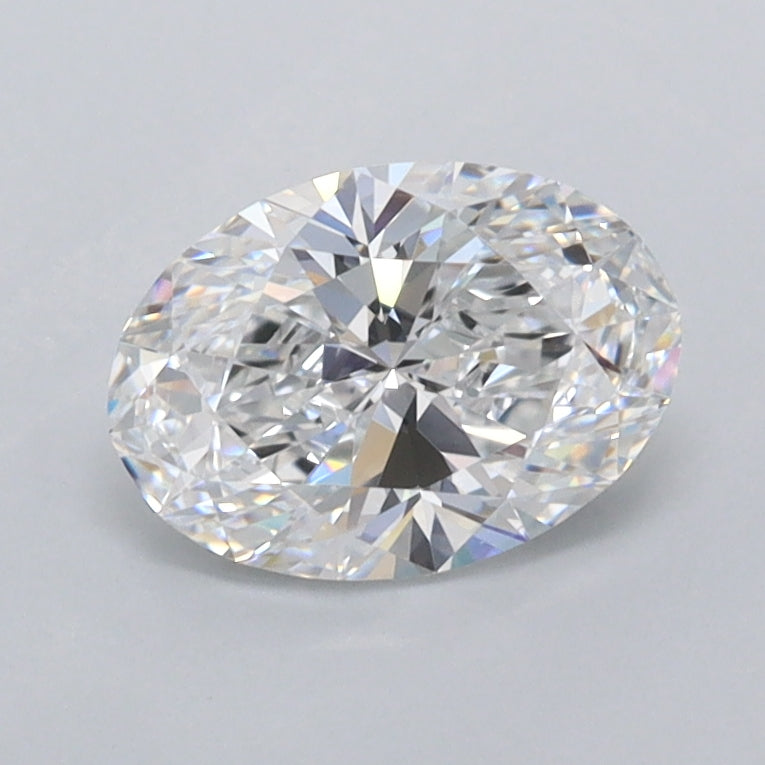 0.96 Carat Oval Shaped, Ideal Cut, D Color, FL Clarity, IGI Certified Lab Grown Diamond