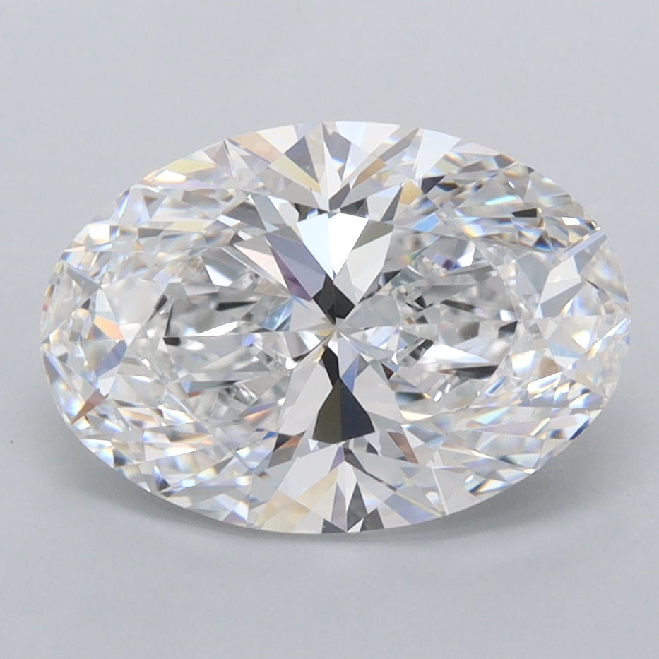 2.77 Carat Oval Shaped, Excellent Cut, D Color, FL Clarity, IGI Certified Lab Grown Diamond