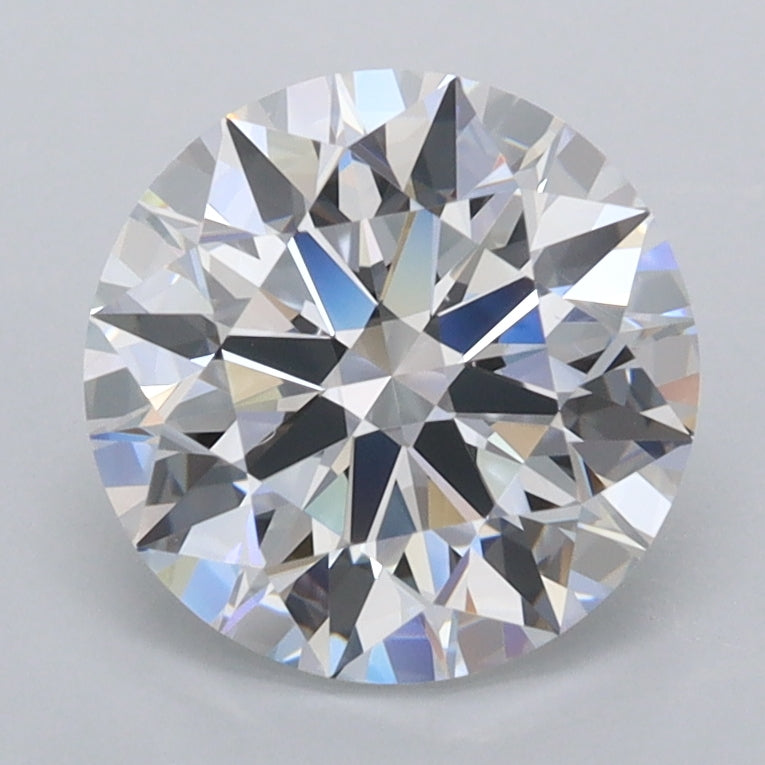 2.20 Carat Round Shaped, Ideal Cut, D Color, FL Clarity, IGI Certified Lab Grown Diamond