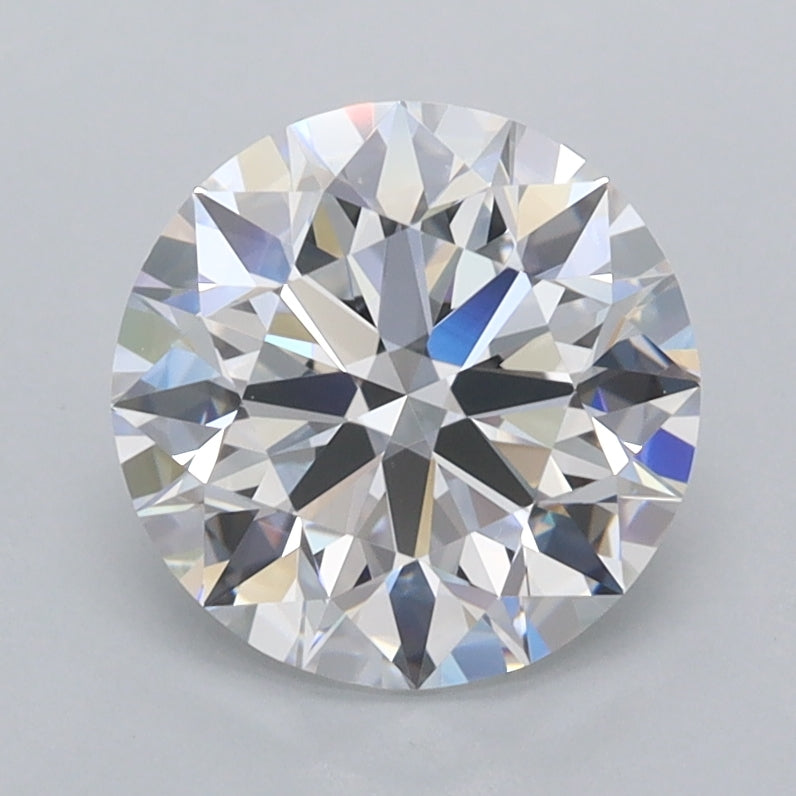 1.94 Carat Round Shaped, Ideal Cut, D Color, FL Clarity, IGI Certified Lab Grown Diamond