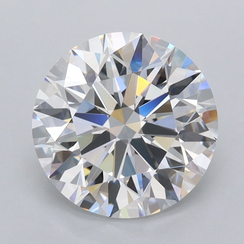 2.00 Carat Round Shaped, Ideal Cut, D Color, FL Clarity, IGI Certified Lab Grown Diamond