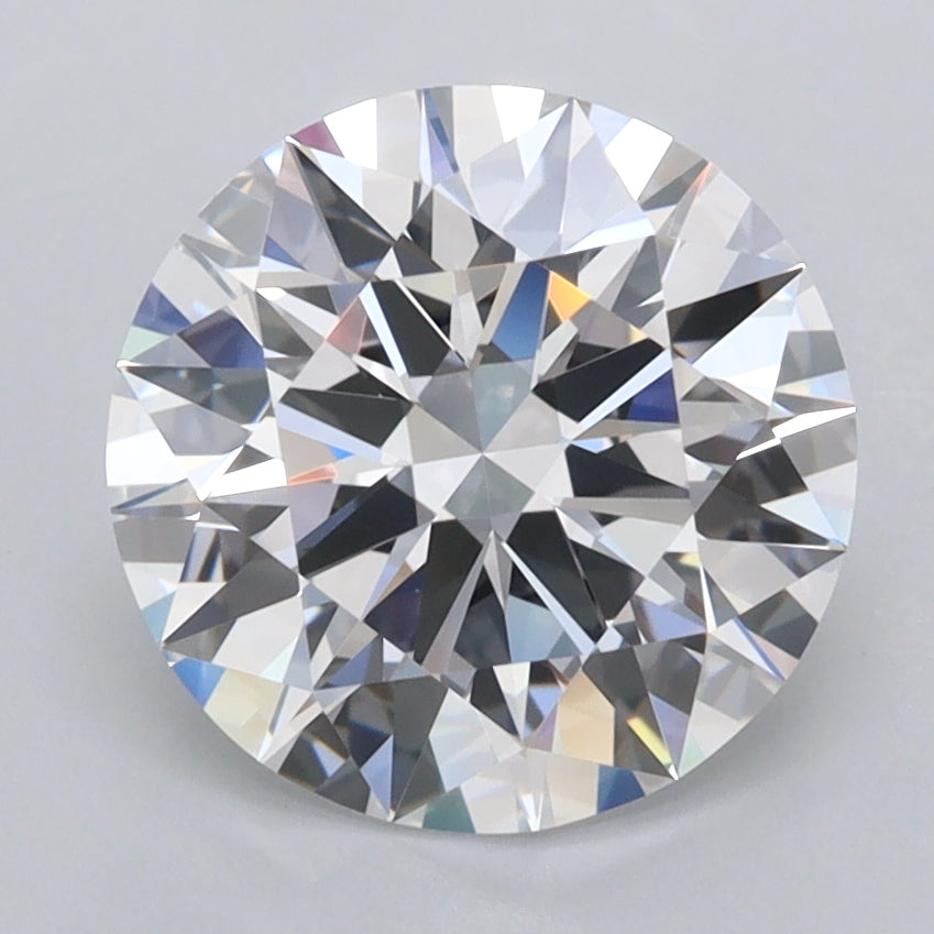 2.77 Carat Round Shaped, Excellent Cut, D Color, FL Clarity, IGI Certified Lab Grown Diamond