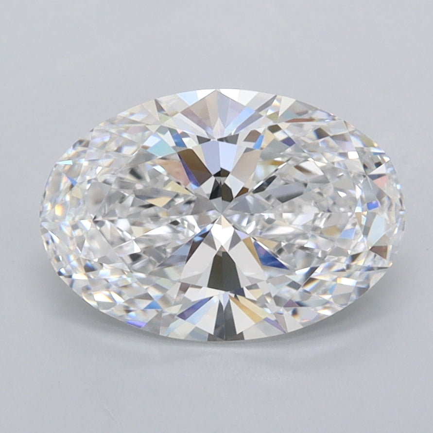 1.90 Carat Oval Shaped, Ideal Cut, D Color, FL Clarity, IGI Certified Lab Grown Diamond