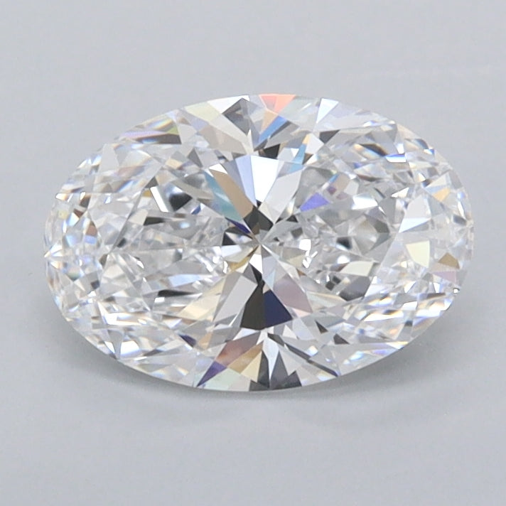 1.03 Carat Oval Shaped, Ideal Cut, D Color, FL Clarity, IGI Certified Lab Grown Diamond
