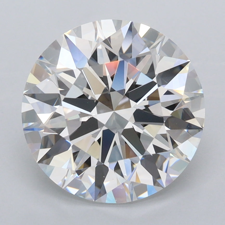 3.26 Carat Round Shaped, Ideal Cut, D Color, FL Clarity, IGI Certified Lab Grown Diamond