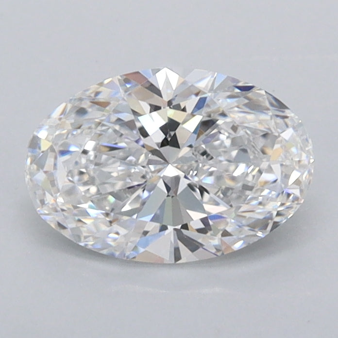 0.96 Carat Oval Shaped, Ideal Cut, D Color, FL Clarity, IGI Certified Lab Grown Diamond