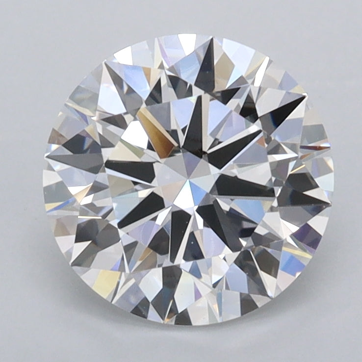 1.90 Carat Round Shaped, Ideal Cut, D Color, FL Clarity, IGI Certified Lab Grown Diamond