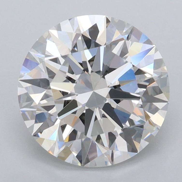 2.36 Carat Round Shaped, Excellent Cut, D Color, FL Clarity, IGI Certified Lab Grown Diamond