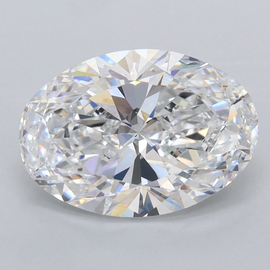 2.24 Carat Oval Shaped, Ideal Cut, D Color, FL Clarity, IGI Certified Lab Grown Diamond