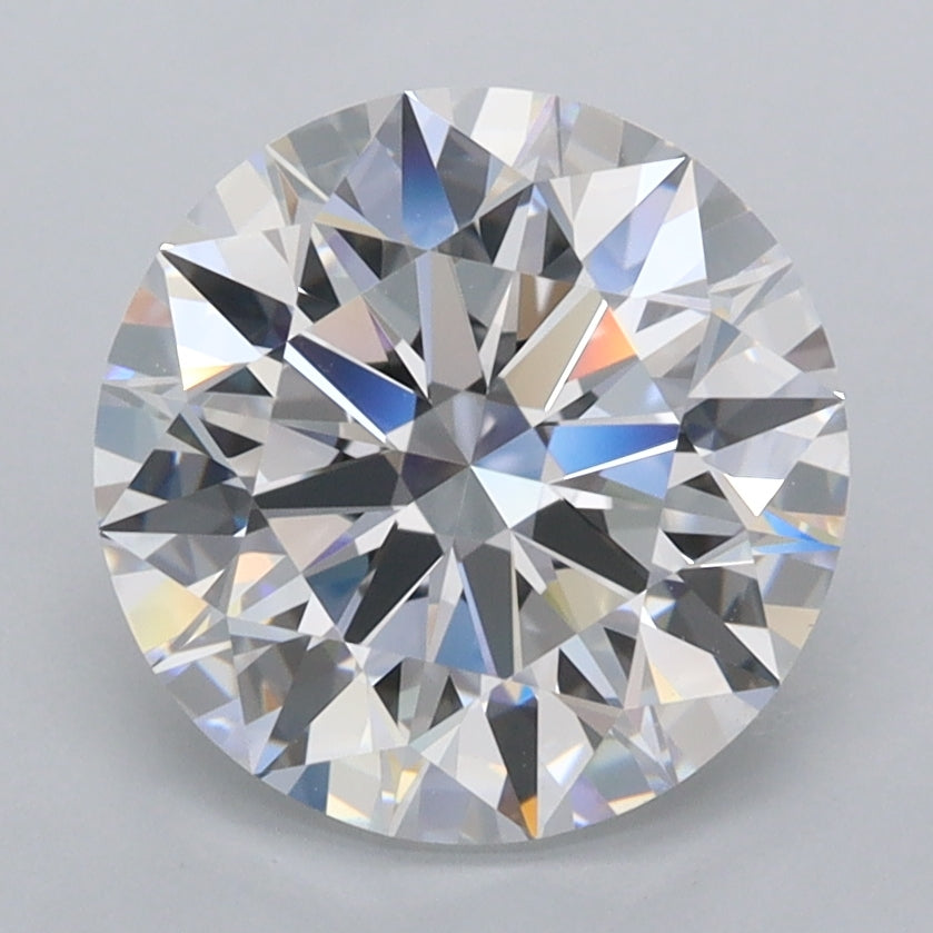 2.95 Carat Round Shaped, Ideal Cut, D Color, FL Clarity, IGI Certified Lab Grown Diamond