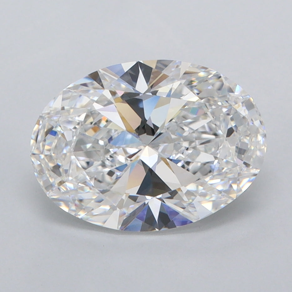 2.12 Carat Oval Shaped, Ideal Cut, D Color, FL Clarity, IGI Certified Lab Grown Diamond