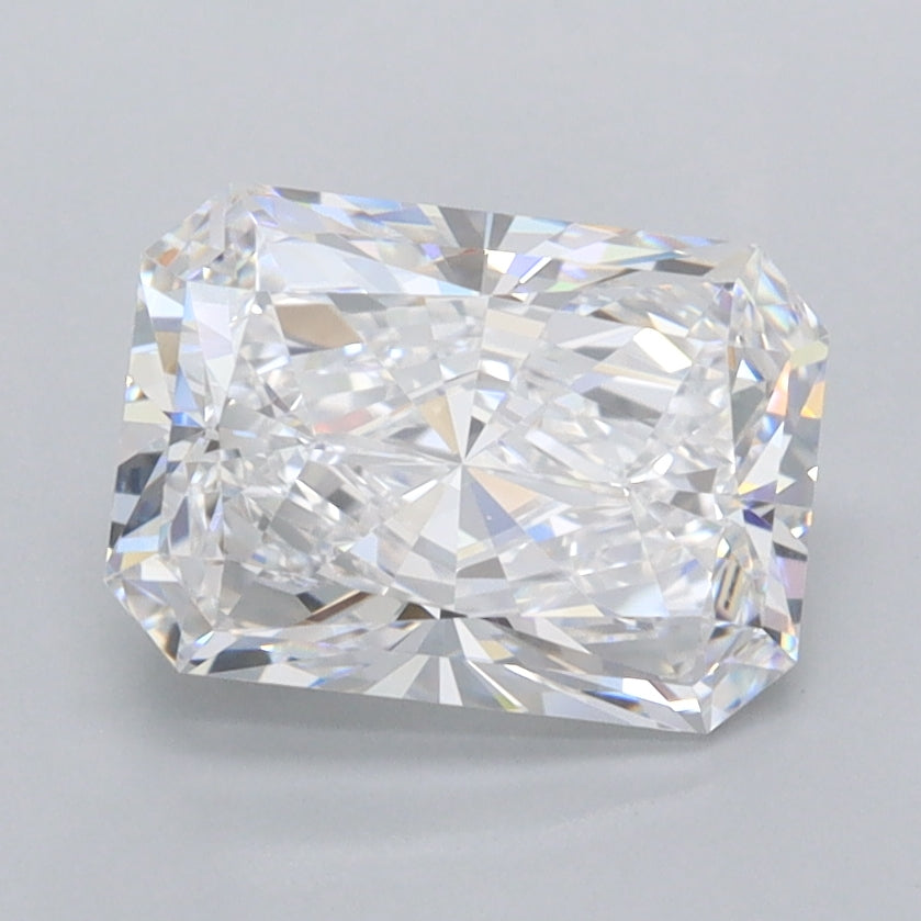 1.90 Carat Radiant Shaped, Ideal Cut, D Color, FL Clarity, IGI Certified Lab Grown Diamond