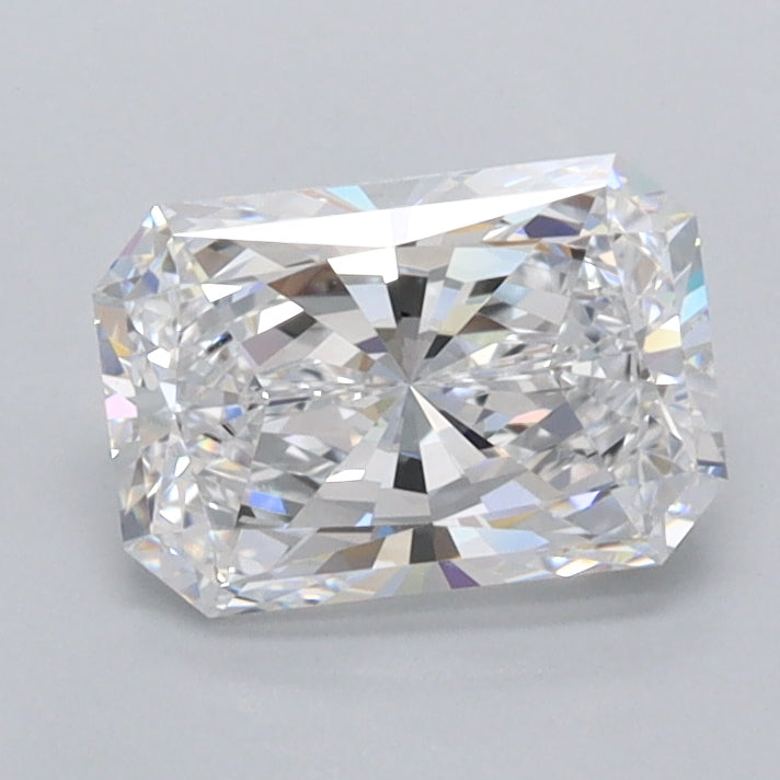 1.15 Carat Radiant Shaped, Ideal Cut, D Color, FL Clarity, IGI Certified Lab Grown Diamond